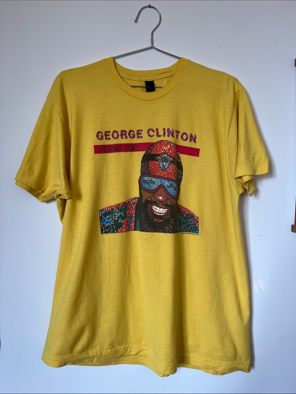 Vintage George Clinton "Atomic Dog" T-Shirt – Yellow Funk Classic